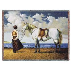 Sea Captain's Wife Tapestry Throw